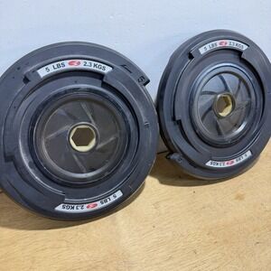 Bowflex Revolution 5 lb Spiraflex Weight Plates Set of 2  Disc OEM 10lbs Total